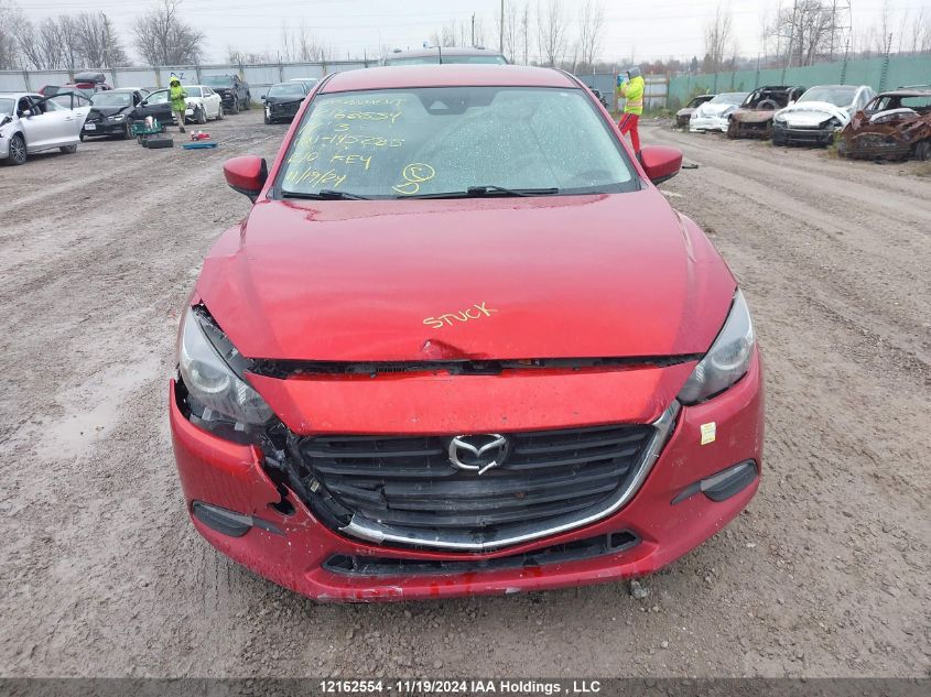 2017 Mazda Mazda3 VIN: 3MZBN1L7XHM145285 Lot: 12162554