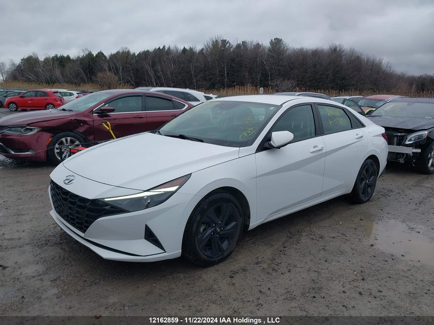 Vin: kmhlm4ag0mu077899, lot: 2519390, hyundai elantra preferred ivt 20212
