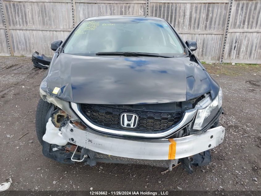 2013 Honda Civic Ex 4Dr VIN: 2HGFB2F5XDH046196 Lot: 12163662