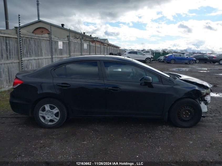 2013 Honda Civic Ex 4Dr VIN: 2HGFB2F5XDH046196 Lot: 12163662