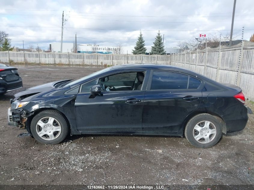 2013 Honda Civic Ex 4Dr VIN: 2HGFB2F5XDH046196 Lot: 12163662