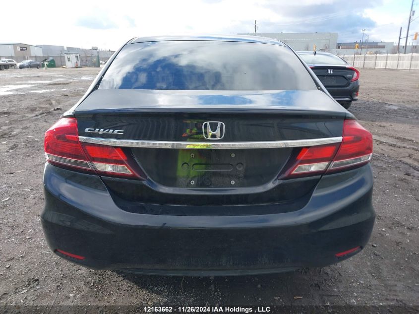 2013 Honda Civic Ex 4Dr VIN: 2HGFB2F5XDH046196 Lot: 12163662