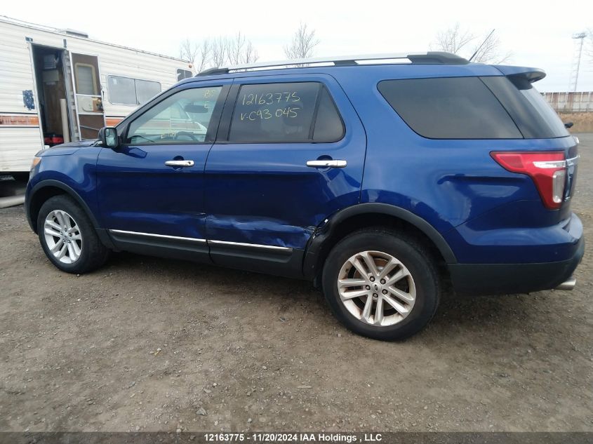 2013 Ford Explorer Xlt VIN: 1FM5K8D85DGC93045 Lot: 12163775