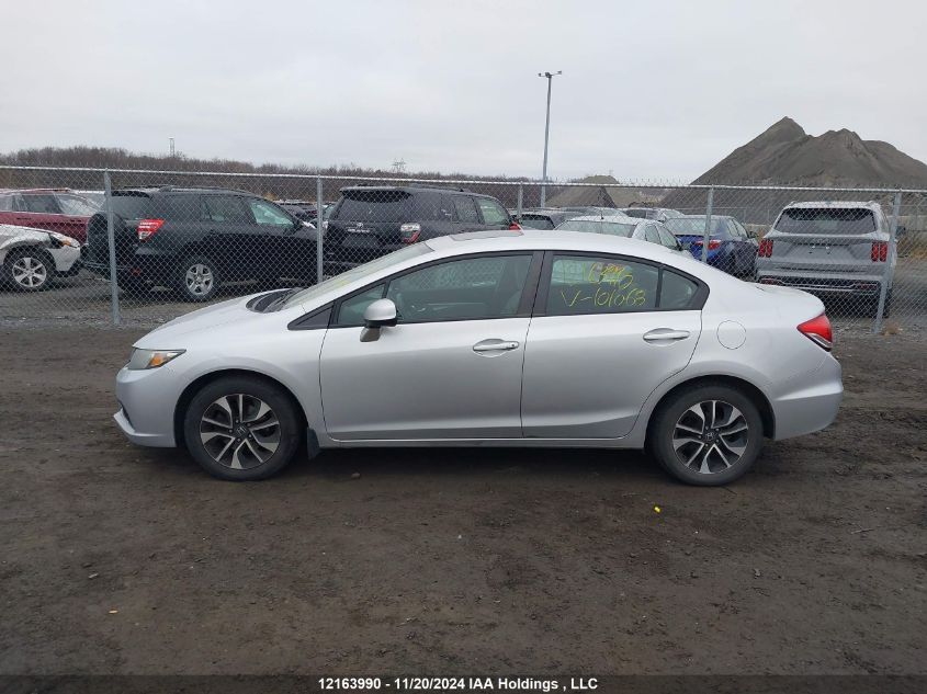 2013 Honda Civic Lx VIN: 2HGFB2F53DH101068 Lot: 12163990