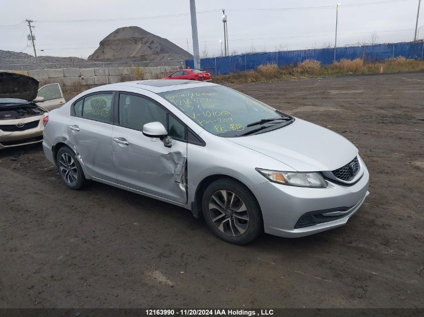 2013 Honda Civic Lx VIN: 2HGFB2F53DH101068 Lot: 12163990