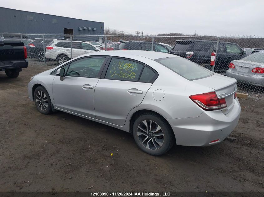 2013 Honda Civic Lx VIN: 2HGFB2F53DH101068 Lot: 12163990