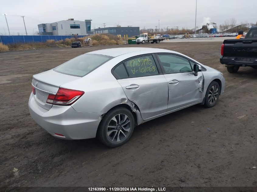 2013 Honda Civic Lx VIN: 2HGFB2F53DH101068 Lot: 12163990