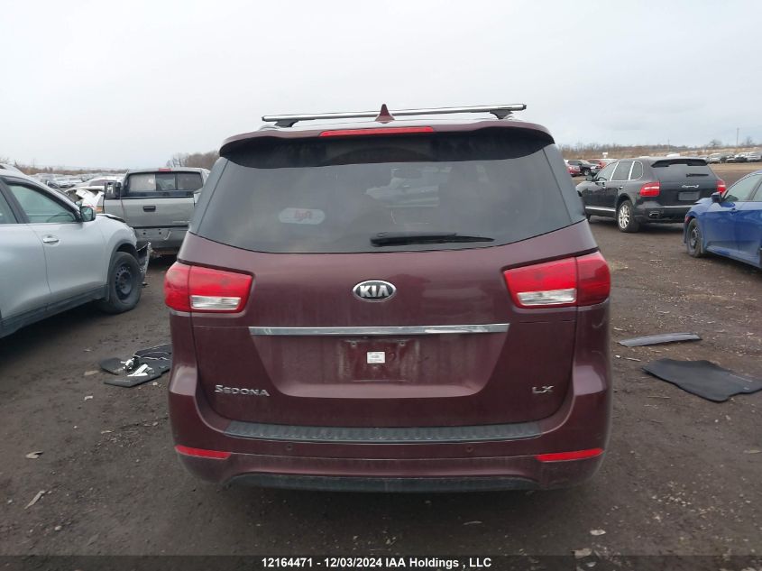 2017 Kia Sedona Lx VIN: KNDMB5C14H6252212 Lot: 12164471