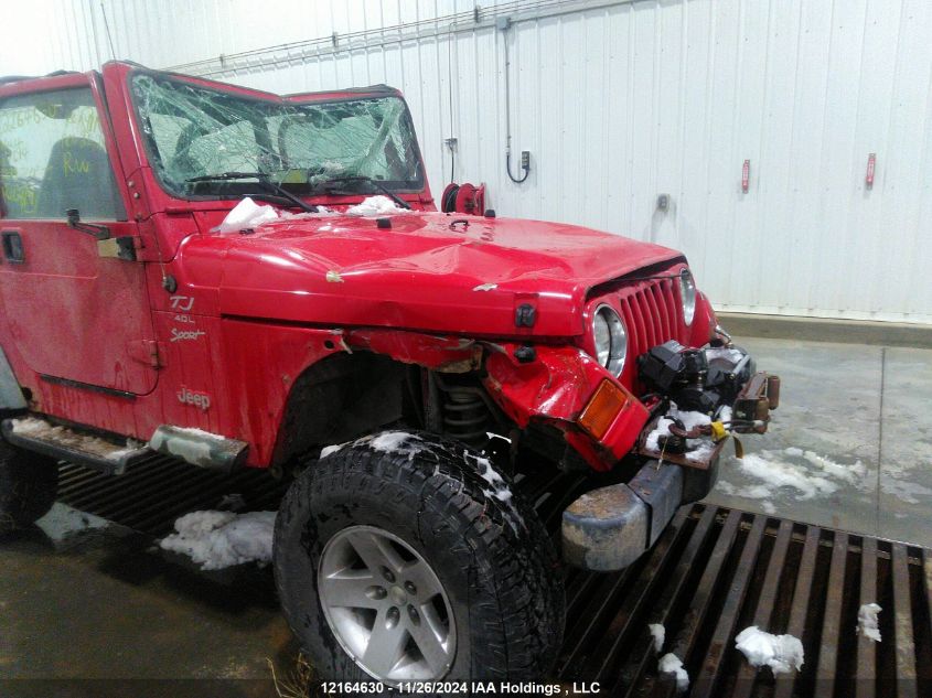 1999 Jeep Tj VIN: 1J4FY19S2XP487694 Lot: 12164630