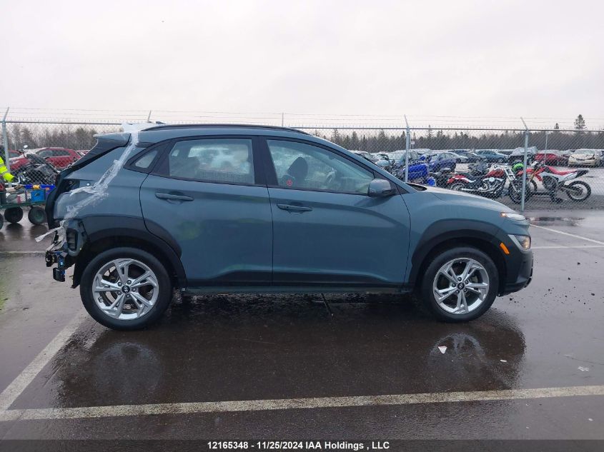 2022 Hyundai Kona Sel/Se VIN: KM8K22AB4NU847520 Lot: 12165348