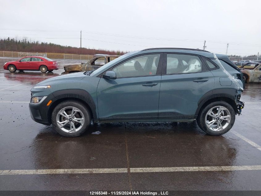 2022 Hyundai Kona Sel/Se VIN: KM8K22AB4NU847520 Lot: 12165348