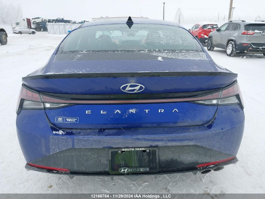 2022 Hyundai Elantra N Line Dct VIN: KMHLR4AF5NU224941 Lot: 12166784