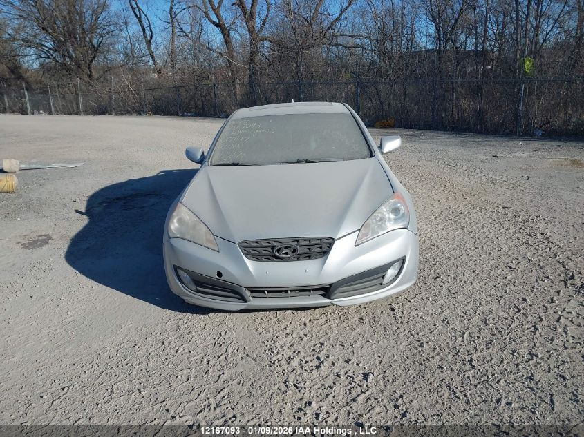 2010 Hyundai Genesis Coupe 2.0T VIN: KMHHT6KDXAU017147 Lot: 12167093