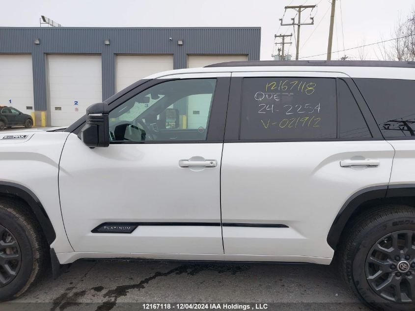 2024 Toyota Sequoia Platinum VIN: 7SVAAABA4RX021912 Lot: 12167118