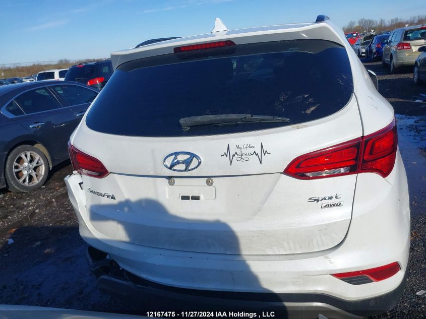 2018 Hyundai Santa Fe Sport VIN: 5XYZUDLB7JG539372 Lot: 12167475