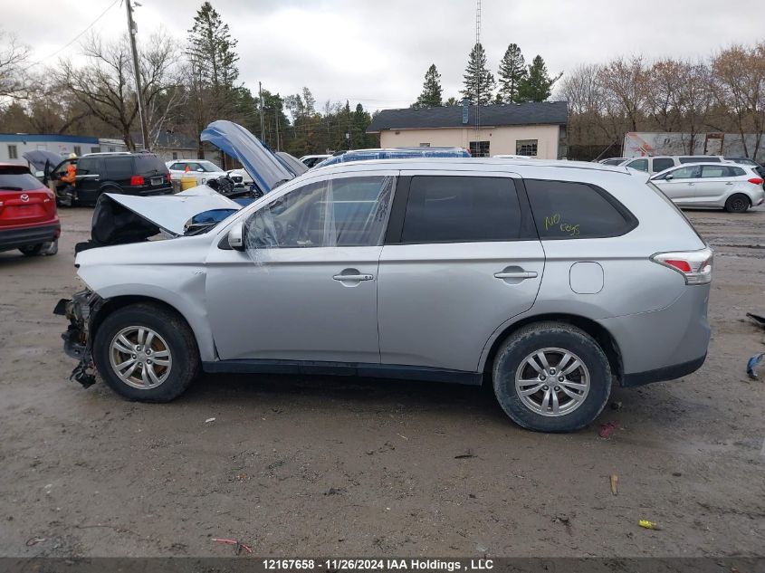 2014 Mitsubishi Outlander Se VIN: JA4JZ3AX6EZ605919 Lot: 12167658