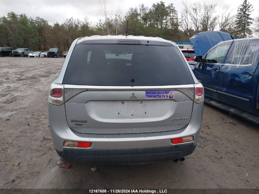 2014 Mitsubishi Outlander Se VIN: JA4JZ3AX6EZ605919 Lot: 12167658