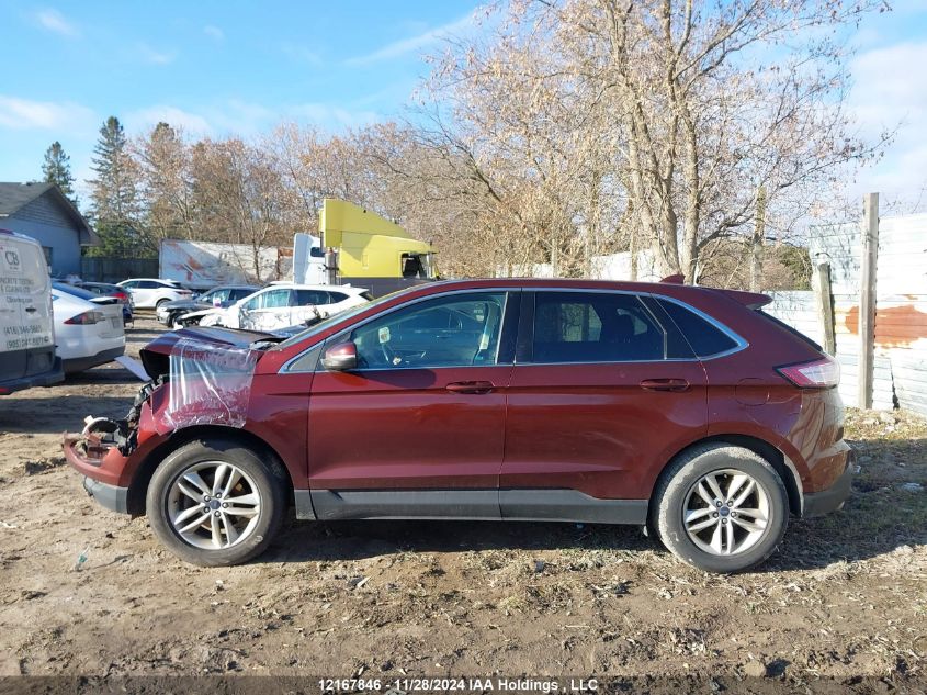 2015 Ford Edge Sel VIN: 2FMTK3J83FBB24053 Lot: 12167846