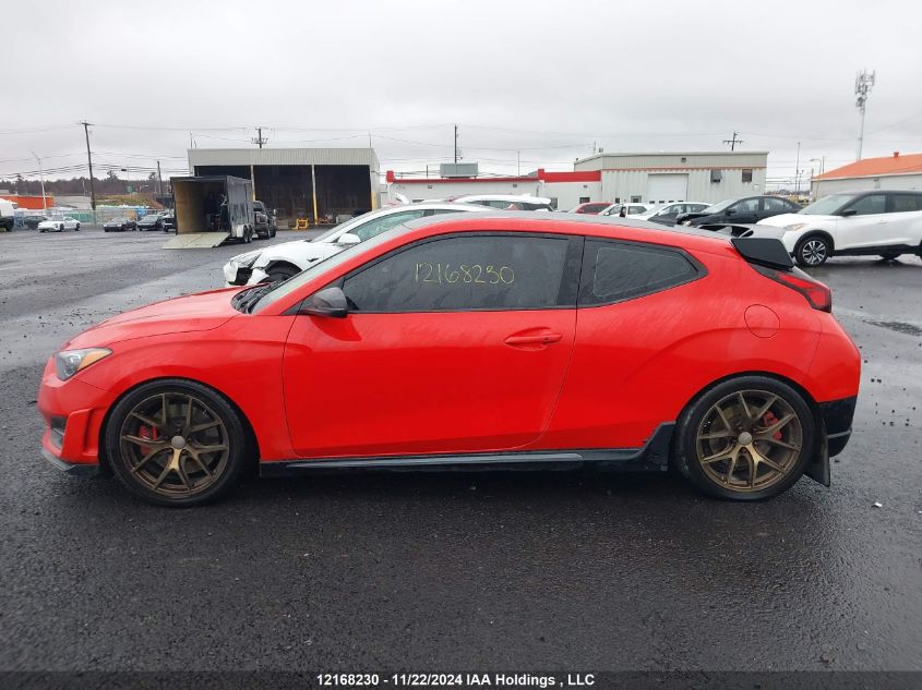 2022 Hyundai Veloster N VIN: KMHT36AH7NU012069 Lot: 12168230