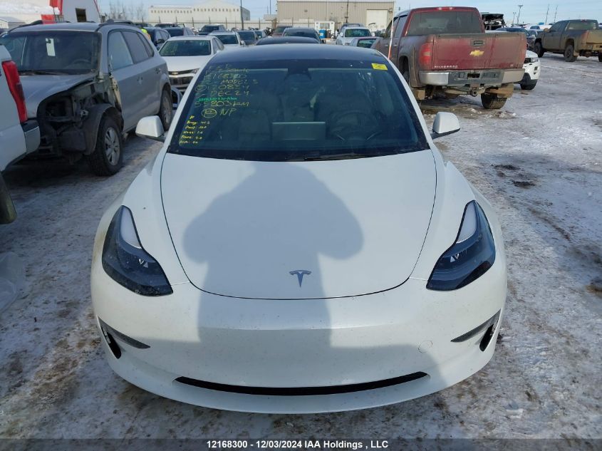 2022 Tesla Model 3 VIN: 5YJ3E1EB1NF120834 Lot: 12168300