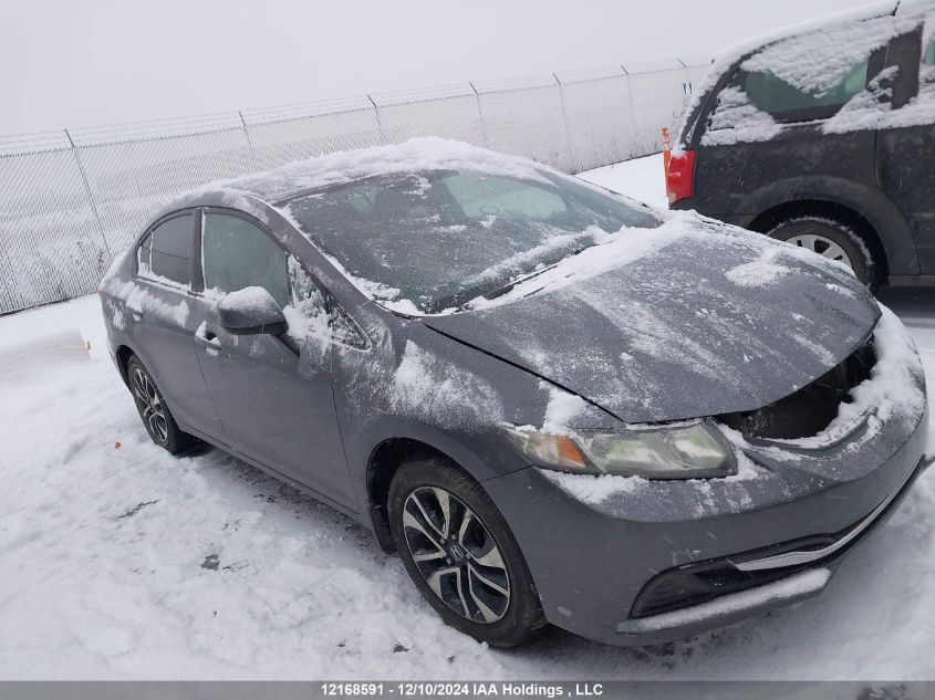 2013 Honda Civic Sdn VIN: 2HGFB2F42DH101957 Lot: 12168591