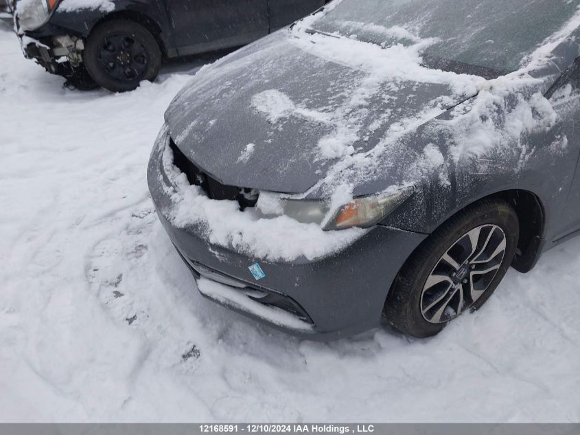 2013 Honda Civic Sdn VIN: 2HGFB2F42DH101957 Lot: 12168591