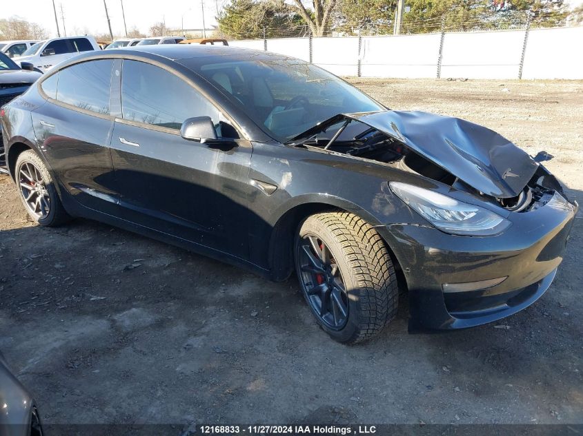 2019 Tesla Model 3 VIN: 5YJ3E1EB3KF393995 Lot: 12168833