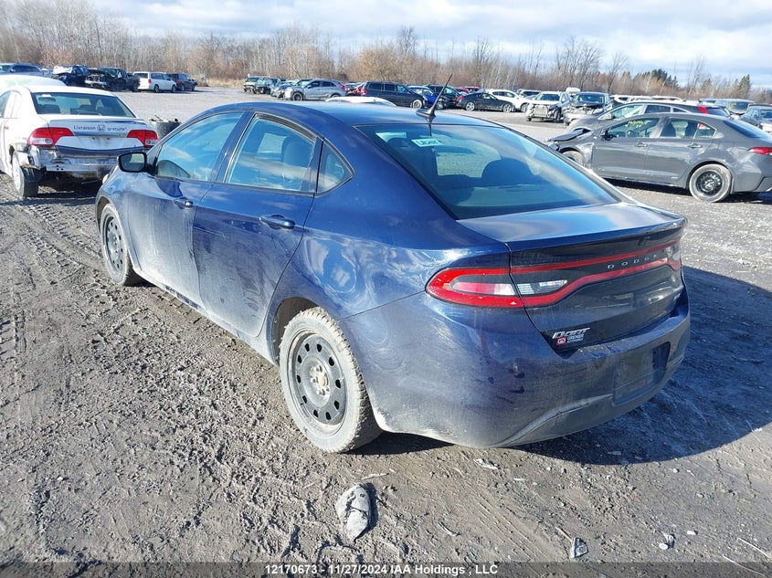 Vin: 1c3cdfba0dd183431, lot: 2527891, dodge dart 20133