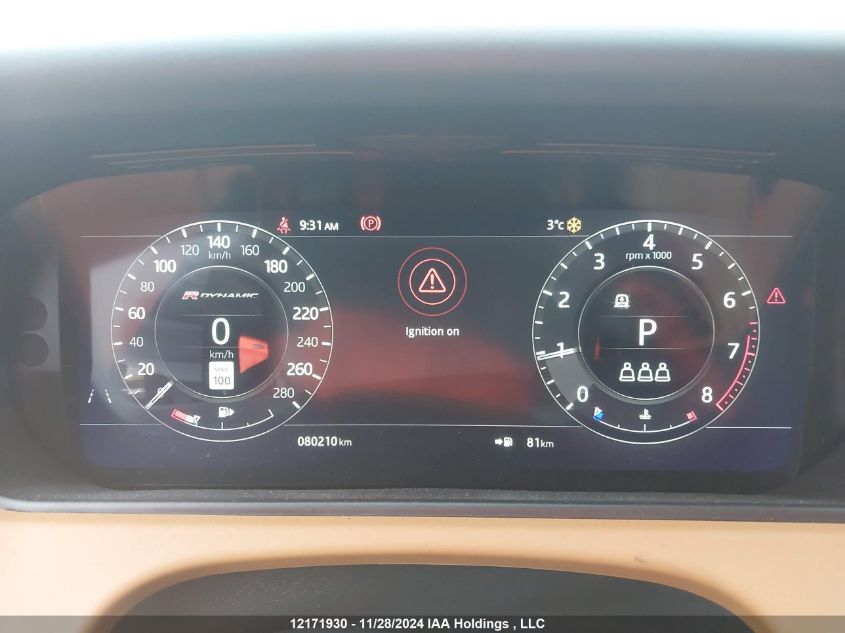 2020 Land Rover Range Rover Velar VIN: SALYM2EV0LA240907 Lot: 12171930