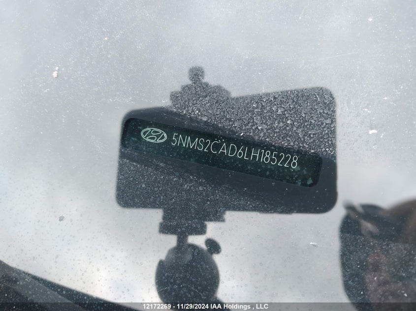 2020 Hyundai Santa Fe Se VIN: 5NMS2CAD6LH185228 Lot: 12172269