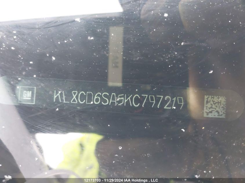 2019 Chevrolet Spark VIN: KL8CD6SA5KC797219 Lot: 12173703