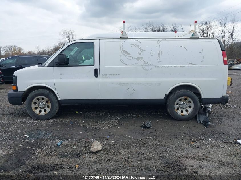 2013 Chevrolet Express 1500 Work Van VIN: 1GCSGAFX6D1110758 Lot: 12173748