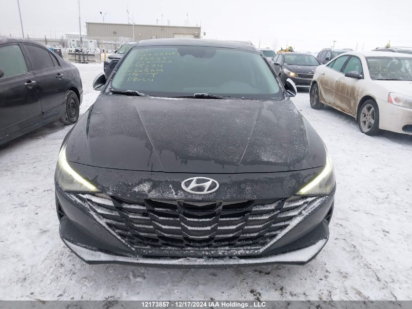 2021 Hyundai Elantra Preferred Ivt VIN: KMHLM4AG9MU075374 Lot: 12173857