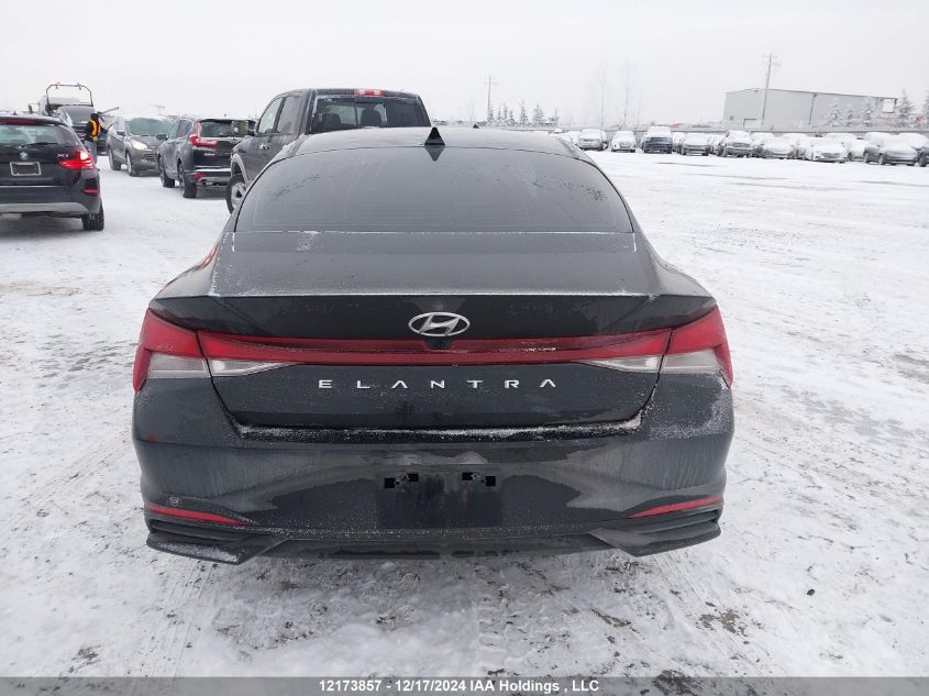 2021 Hyundai Elantra Preferred Ivt VIN: KMHLM4AG9MU075374 Lot: 12173857