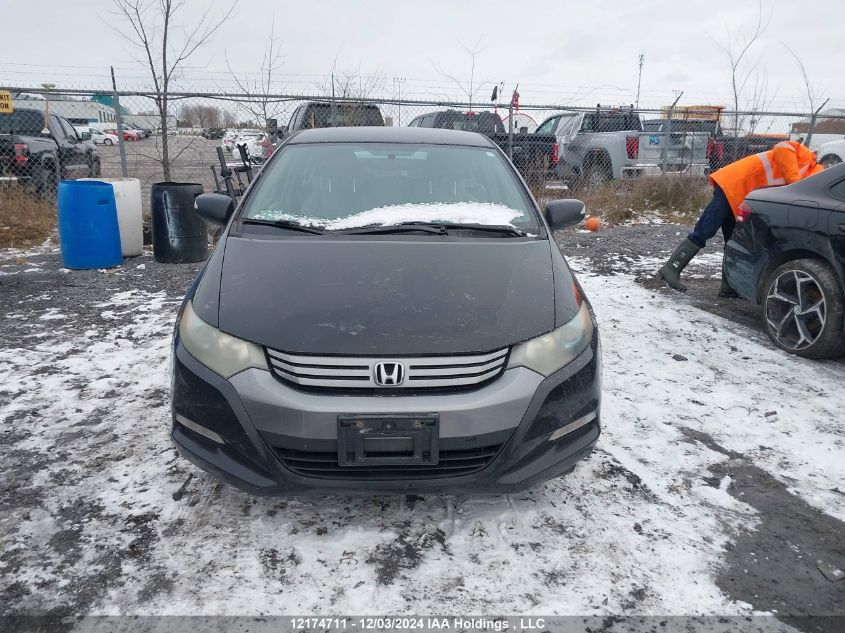 2010 Honda Insight Ex VIN: JHMZE2H76AS800098 Lot: 12174711