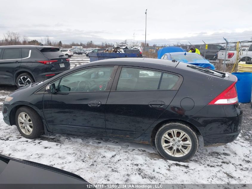 2010 Honda Insight Ex VIN: JHMZE2H76AS800098 Lot: 12174711