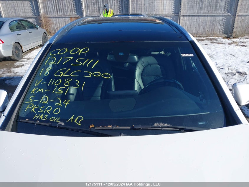 Auction sale of the 2018 Mercedes Benz GLC , vin: WDC0G4KBXJV110831, lot number: 12175111