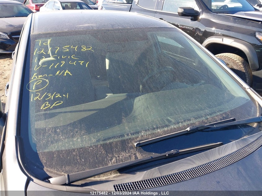 2012 Honda Civic Sdn VIN: 2HGFB2F42CH119471 Lot: 12175482