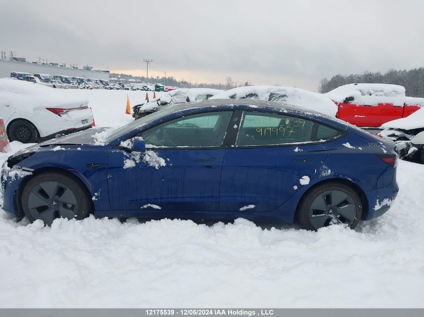 2021 Tesla Model 3 VIN: 5YJ3E1EA6MF919997 Lot: 12175539