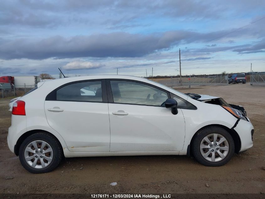 2012 Kia Rio VIN: KNADM5A3XC6758048 Lot: 12176171