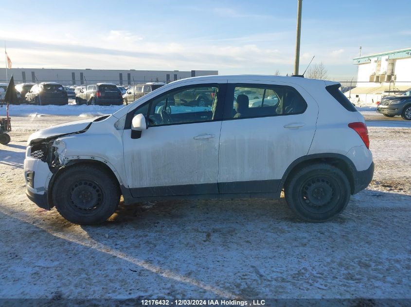 2016 Chevrolet Trax VIN: 3GNCJKSB5GL189981 Lot: 12176432