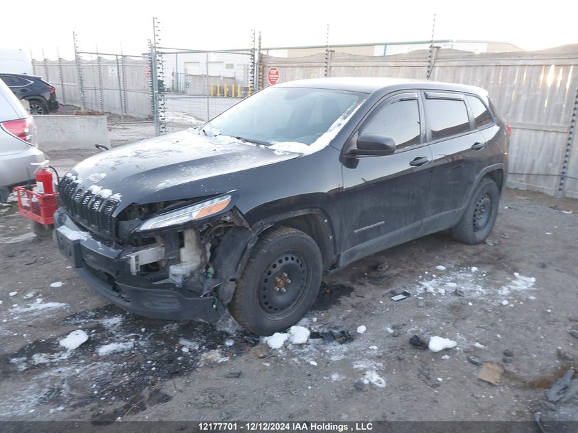 Vin: 1c4pjmas3gw138822, lot: 2535556, jeep cherokee sport 20162