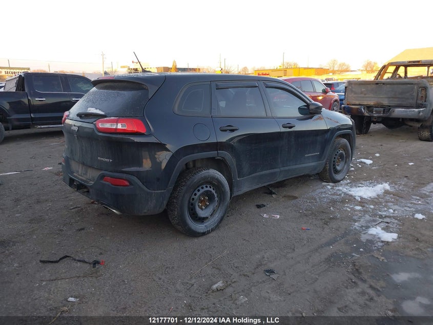 Vin: 1c4pjmas3gw138822, lot: 2535556, jeep cherokee sport 20164