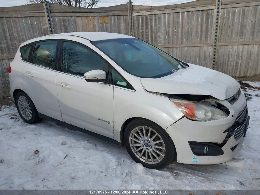 2013 Ford C-Max Hybrid Sel VIN: 1FADP5BU5DL500465 Lot: 12178975