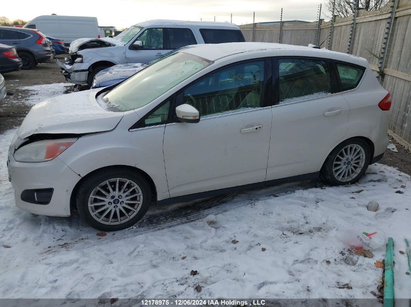 2013 Ford C-Max Hybrid Sel VIN: 1FADP5BU5DL500465 Lot: 12178975