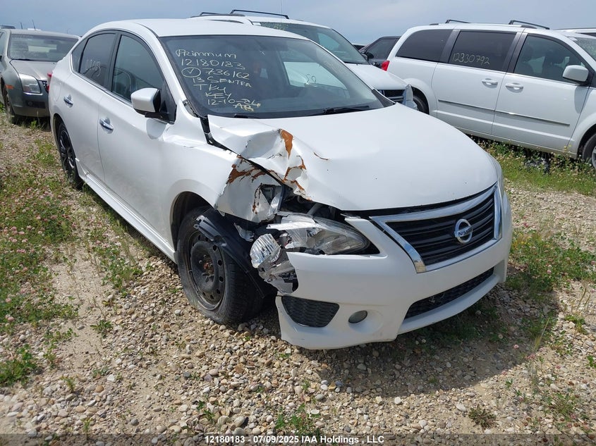 2013 Nissan Sentra VIN: 3N1AB7AP2DL736162 Lot: 12180183