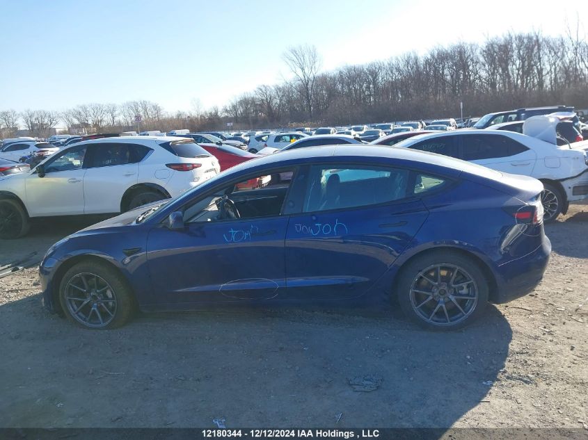 2022 Tesla Model 3 VIN: 5YJ3E1EA9NF258452 Lot: 12180344