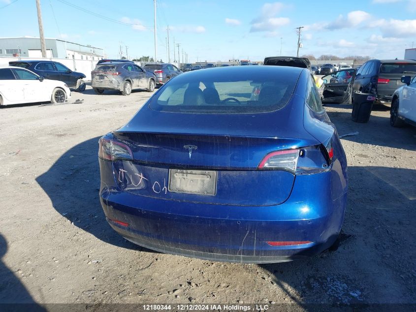 2022 Tesla Model 3 VIN: 5YJ3E1EA9NF258452 Lot: 12180344