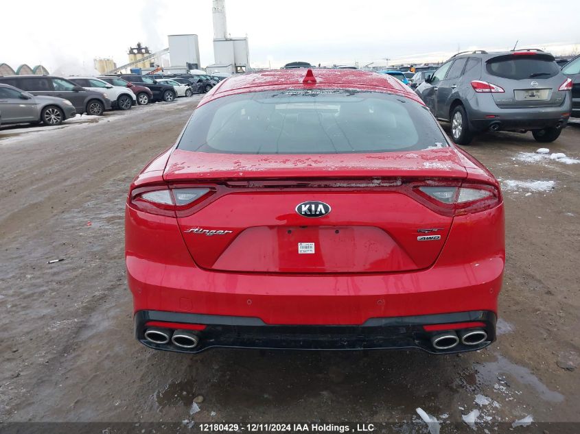 2021 Kia Stinger VIN: KNAE35LCXM6096302 Lot: 12180429