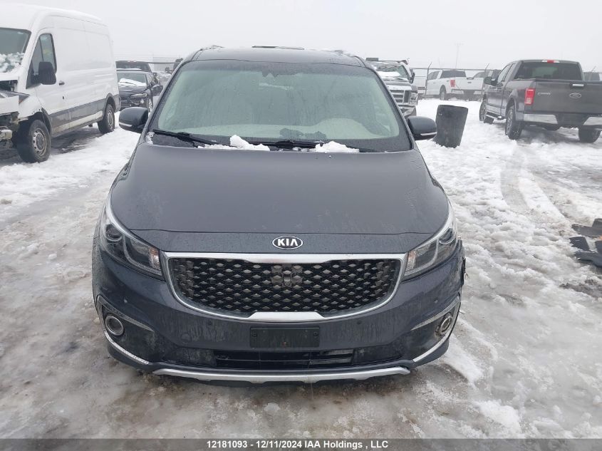 2018 Kia Sedona Sxl VIN: KNDME5C11J6368593 Lot: 12181093